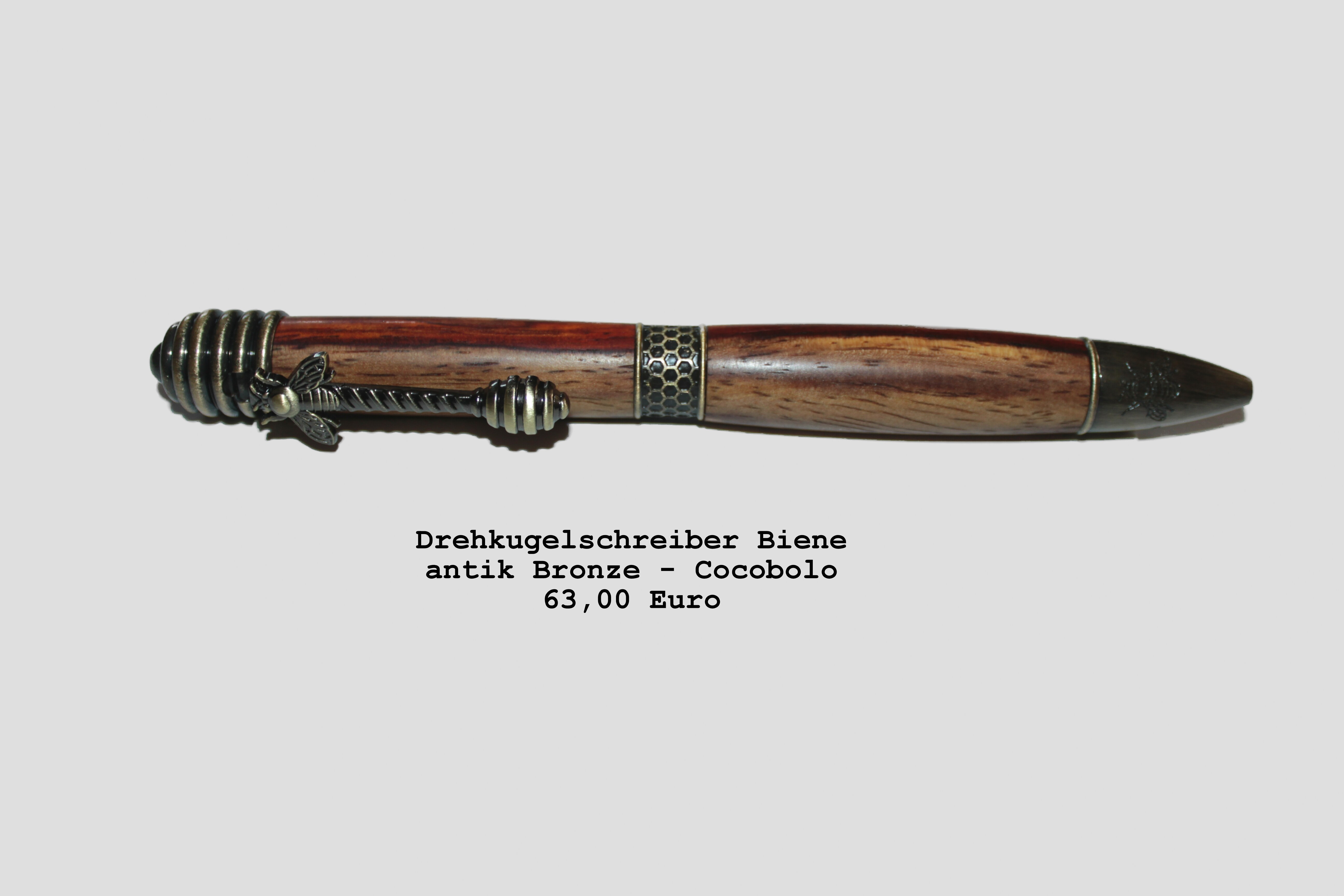 KS Biene antik bronze Cocobolo