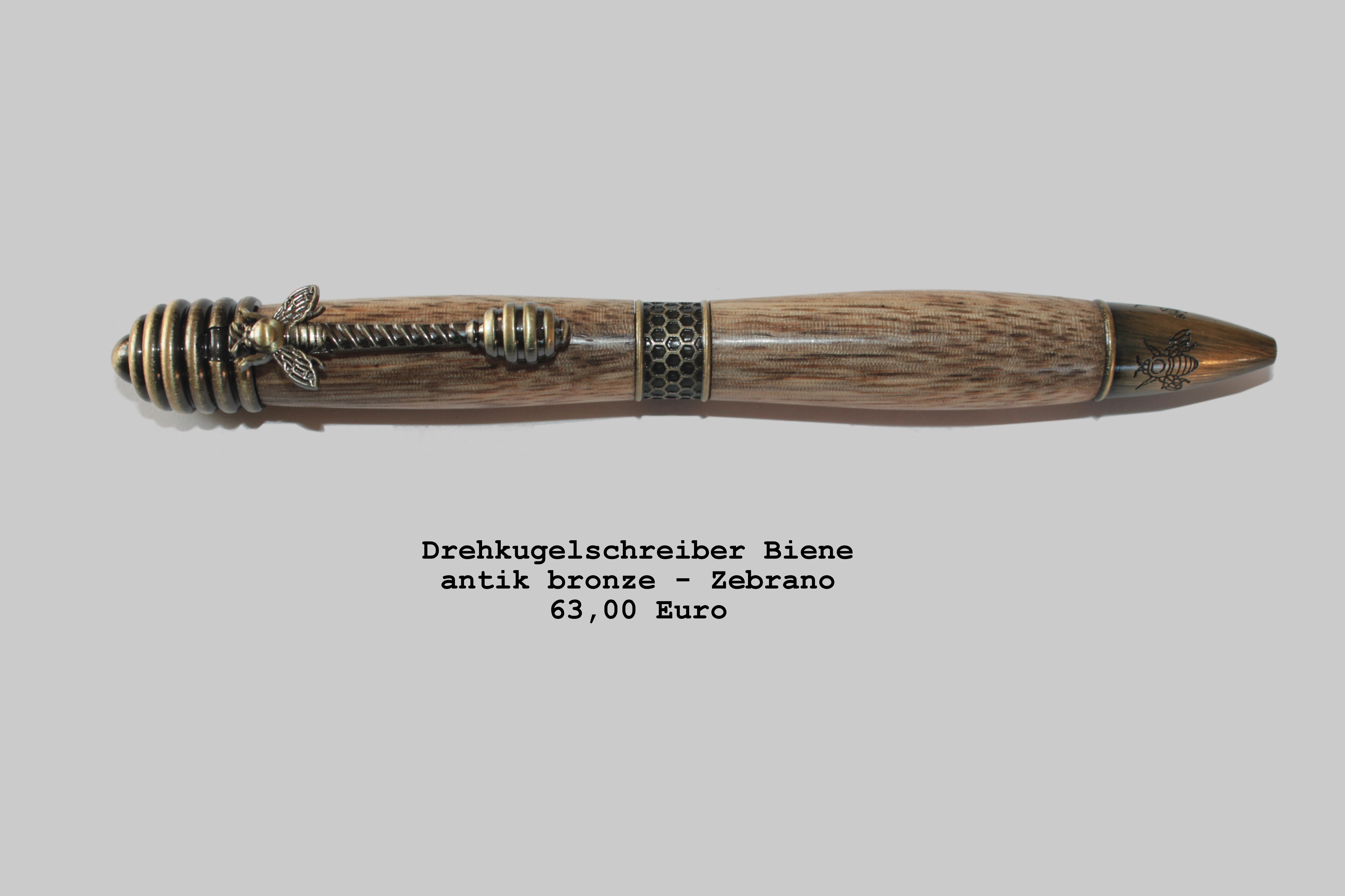 KS Biene antik bronze Zebrano