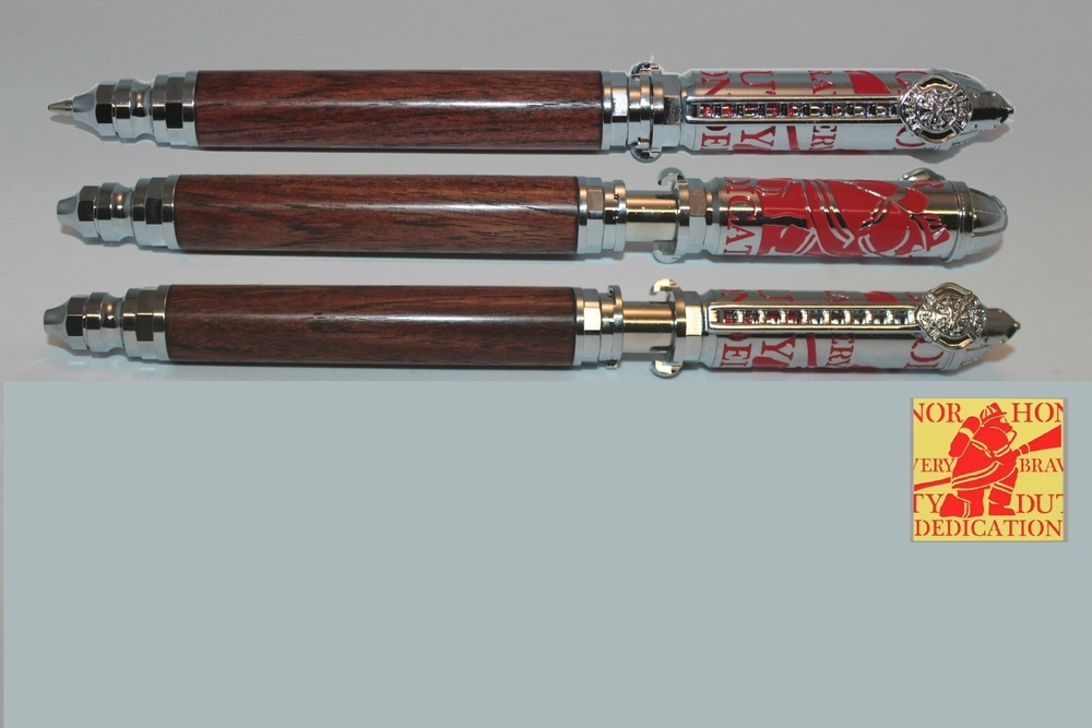 Kugelschreiber Feuerwehrmann